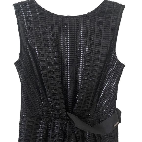 LIU JO textured mini black dress sz EU 42 - textured - low back - sleeveless - Picture 12 of 12